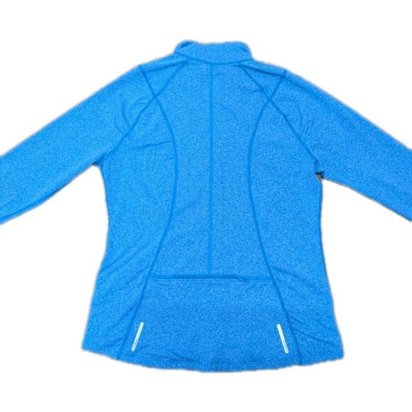L.L. Bean Women’s Medium Full Zip Performance Jacket Blue Stretch Athletic - Picture 3 of 16